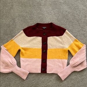 Colorful Striped Women's Sweater Wild Fable